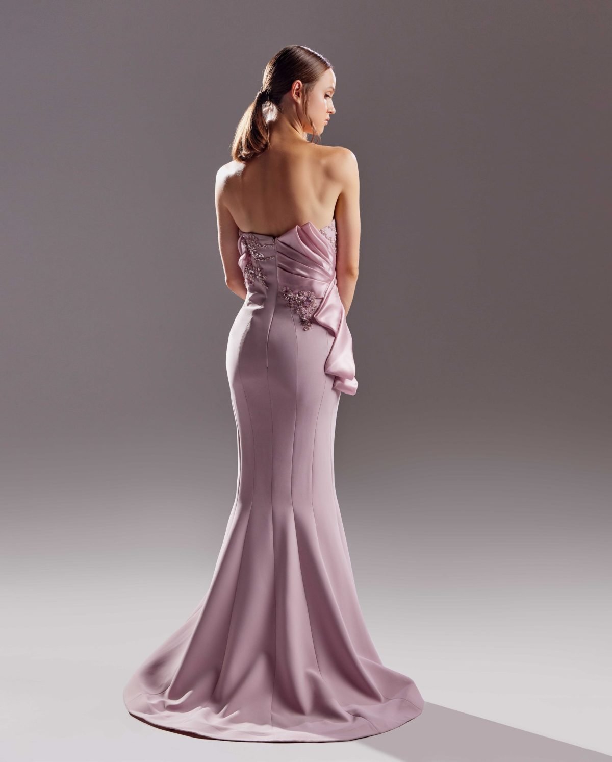 Elegant Old Rose Mermaid Dress