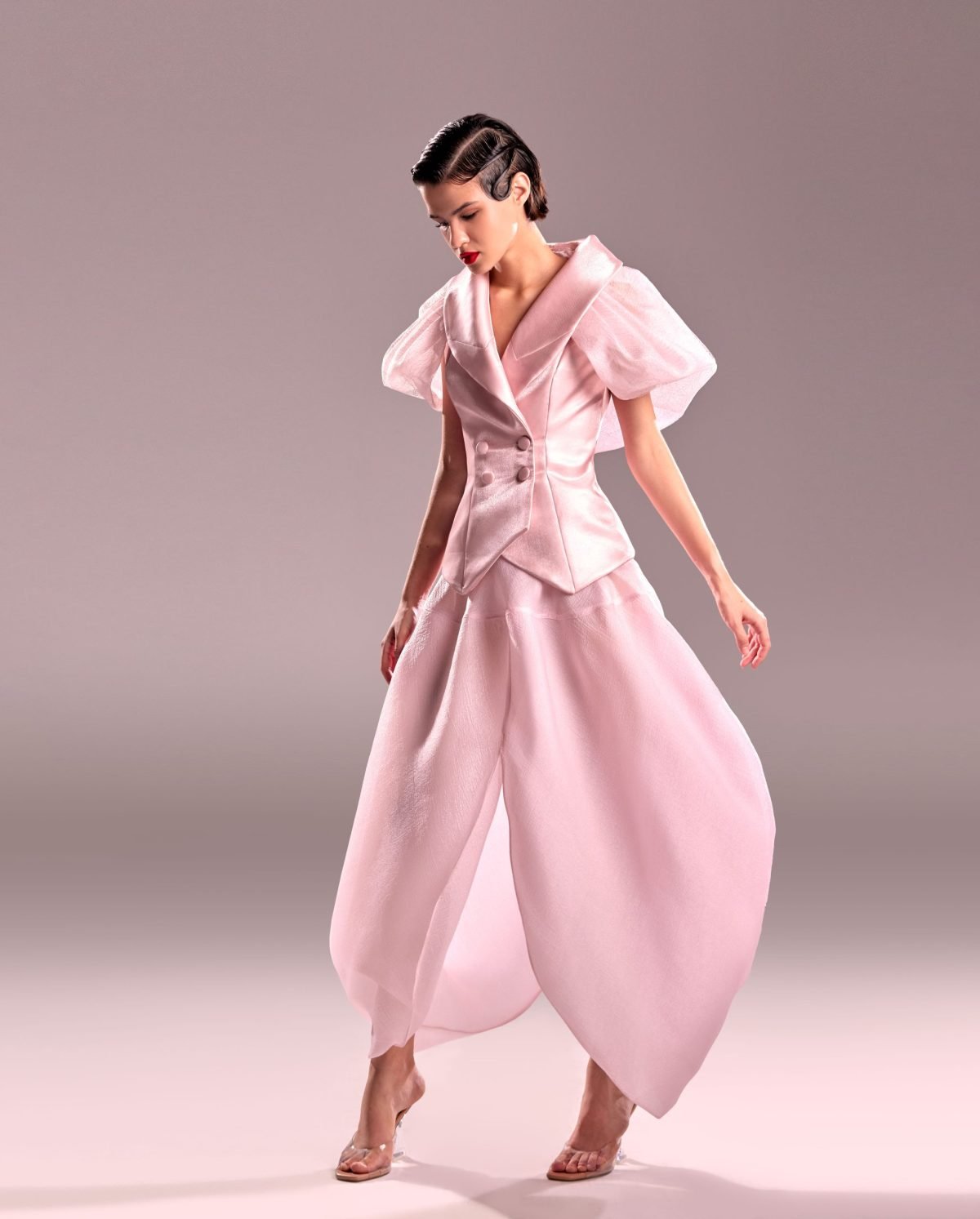 Pink Tulip Organza Skirt