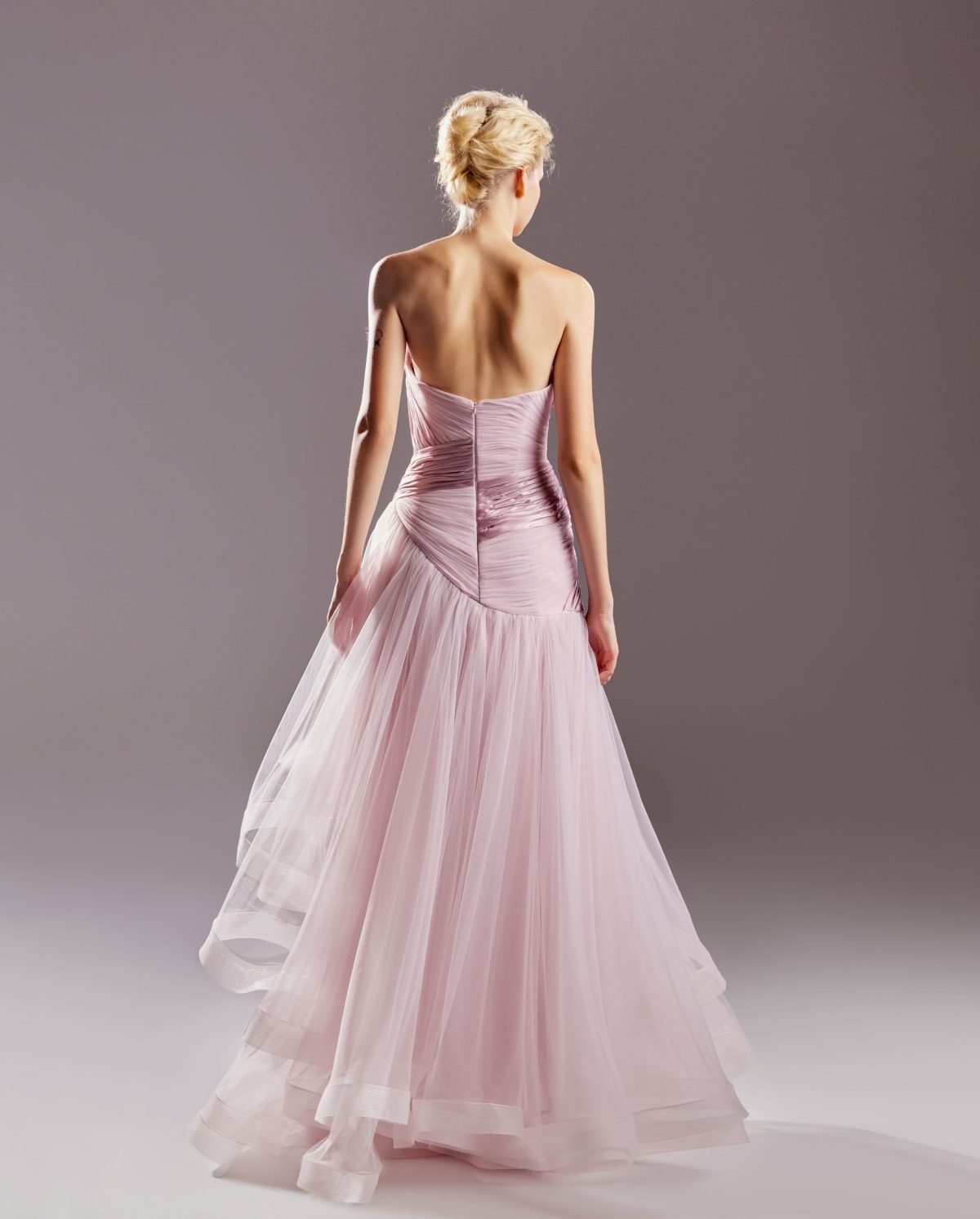 Voluminous Two Toned Pink Dress