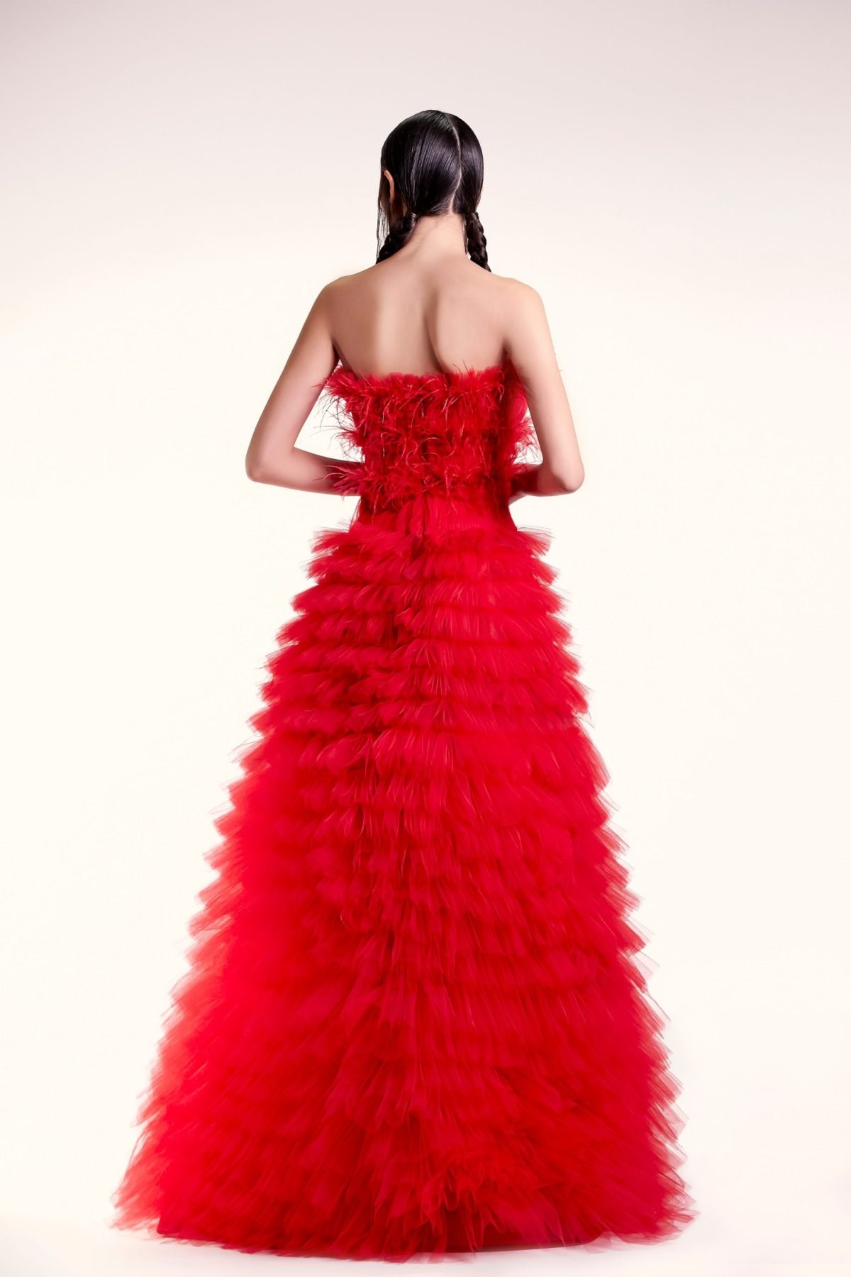 Multilayered Ruffled Dress
