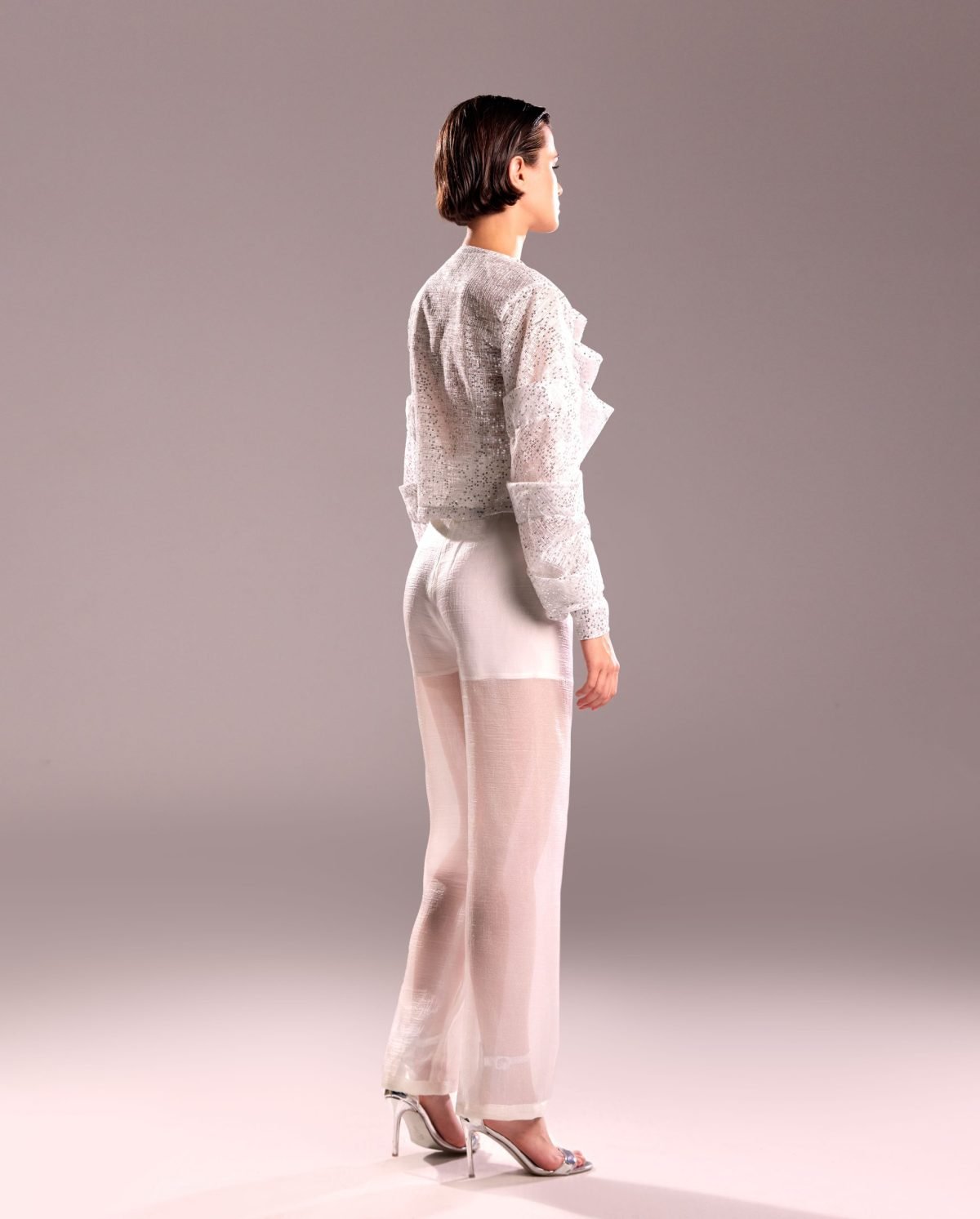 Organza Sheer Pants