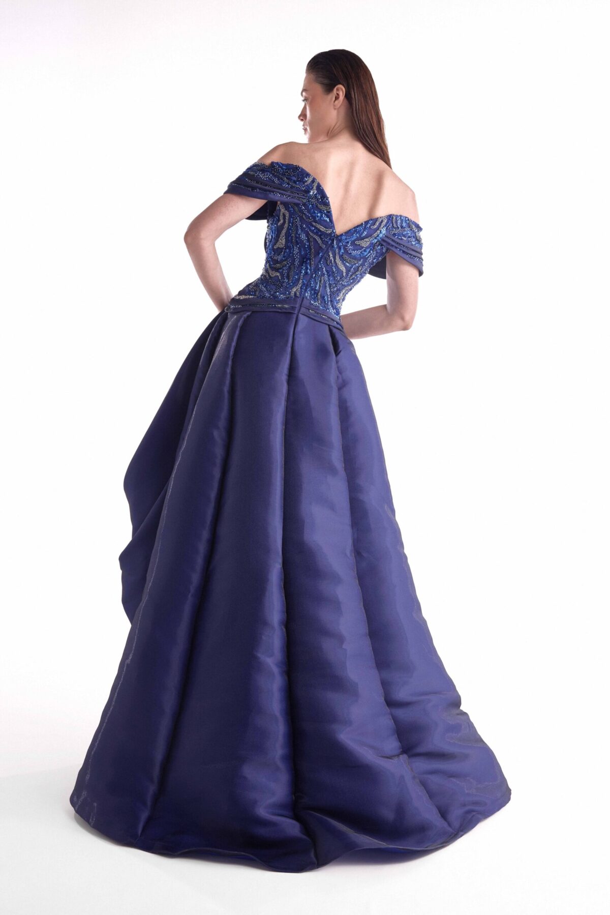 Midnight Nocturne Embellished  Gown