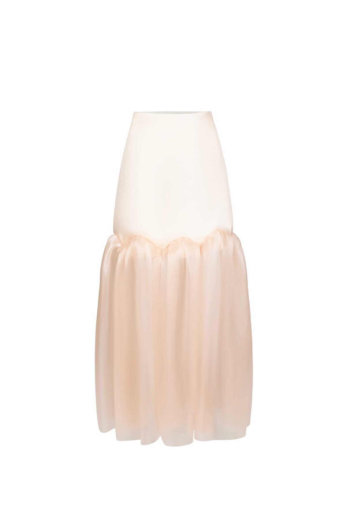 Clouded Hem, Fluid Organza over Razmir Skirt