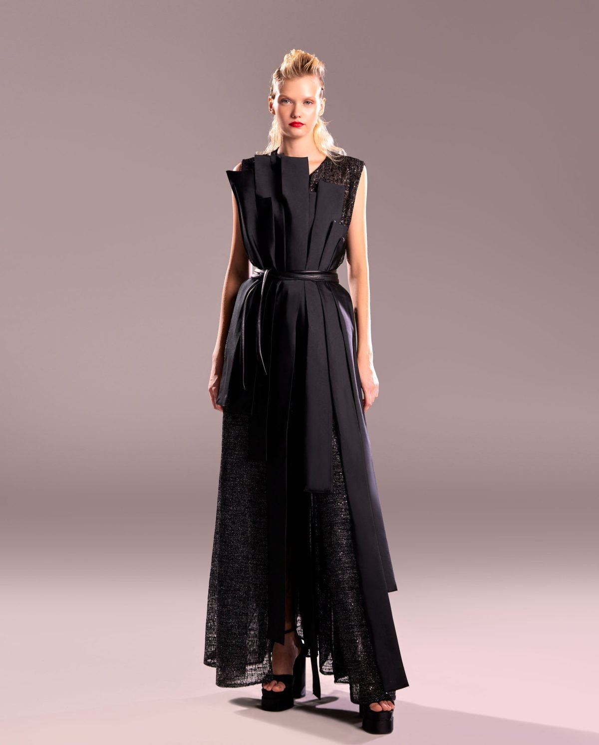Lace Black Cape