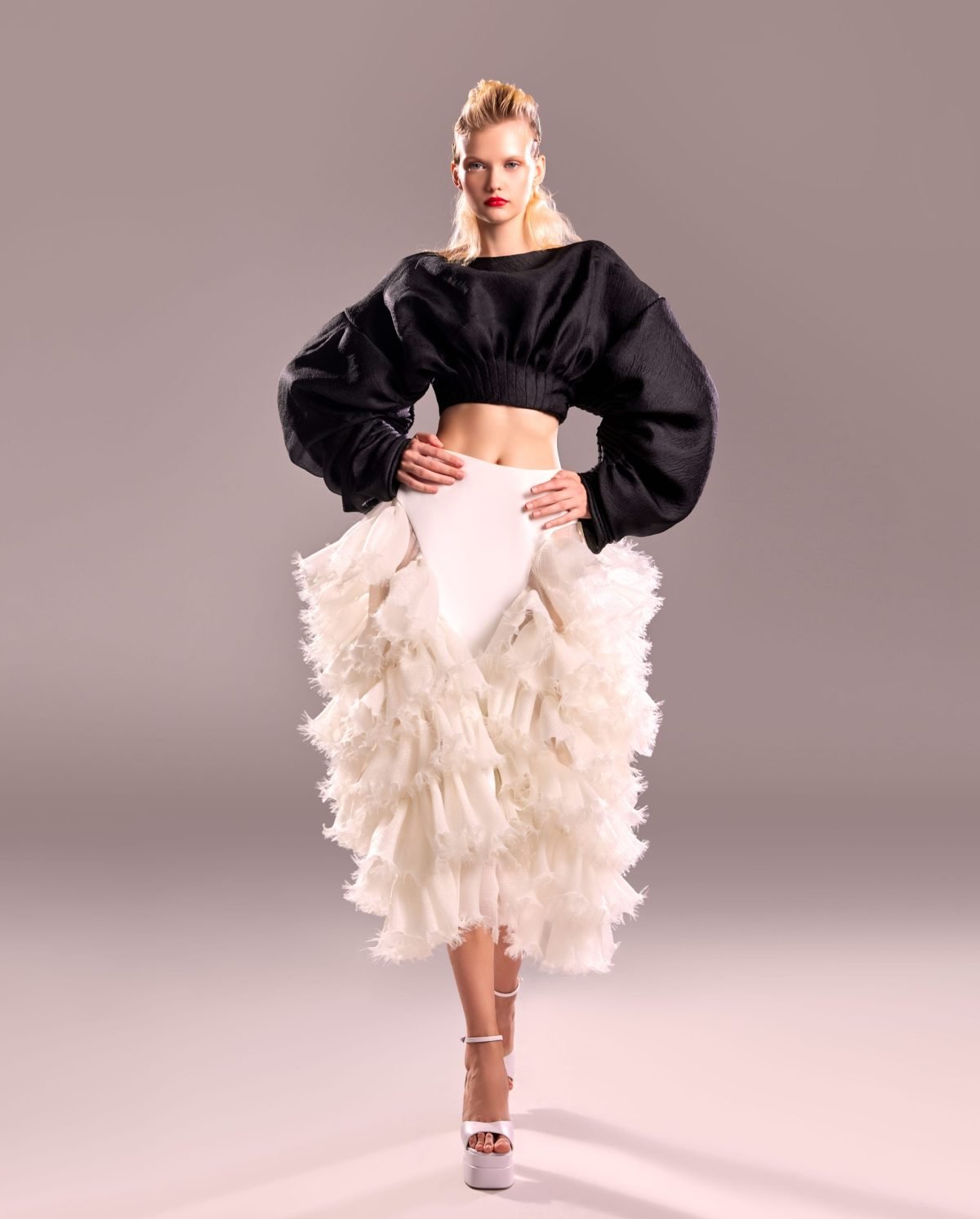 Dramatic Organza Top