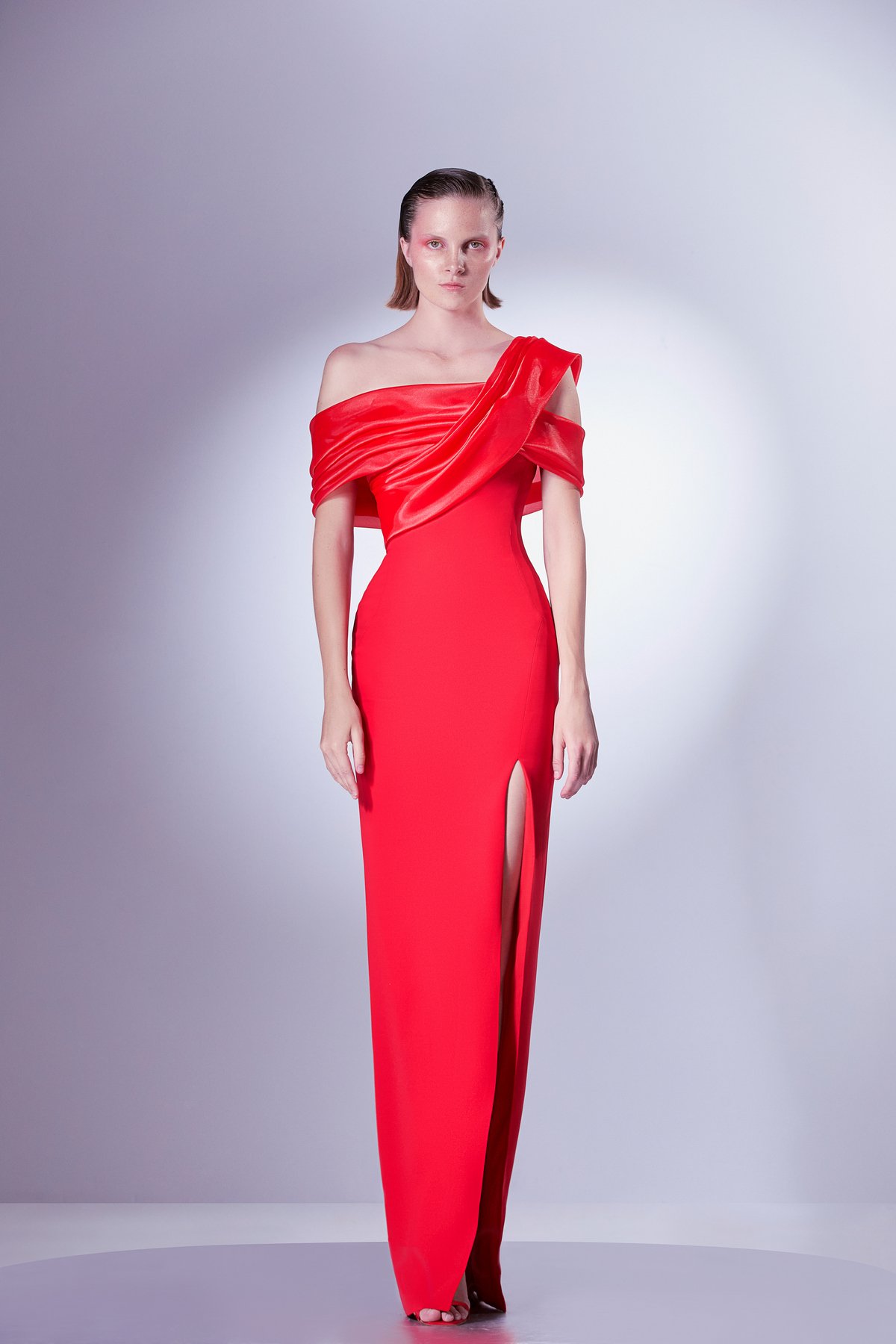 Organza Off Shoulder Dress