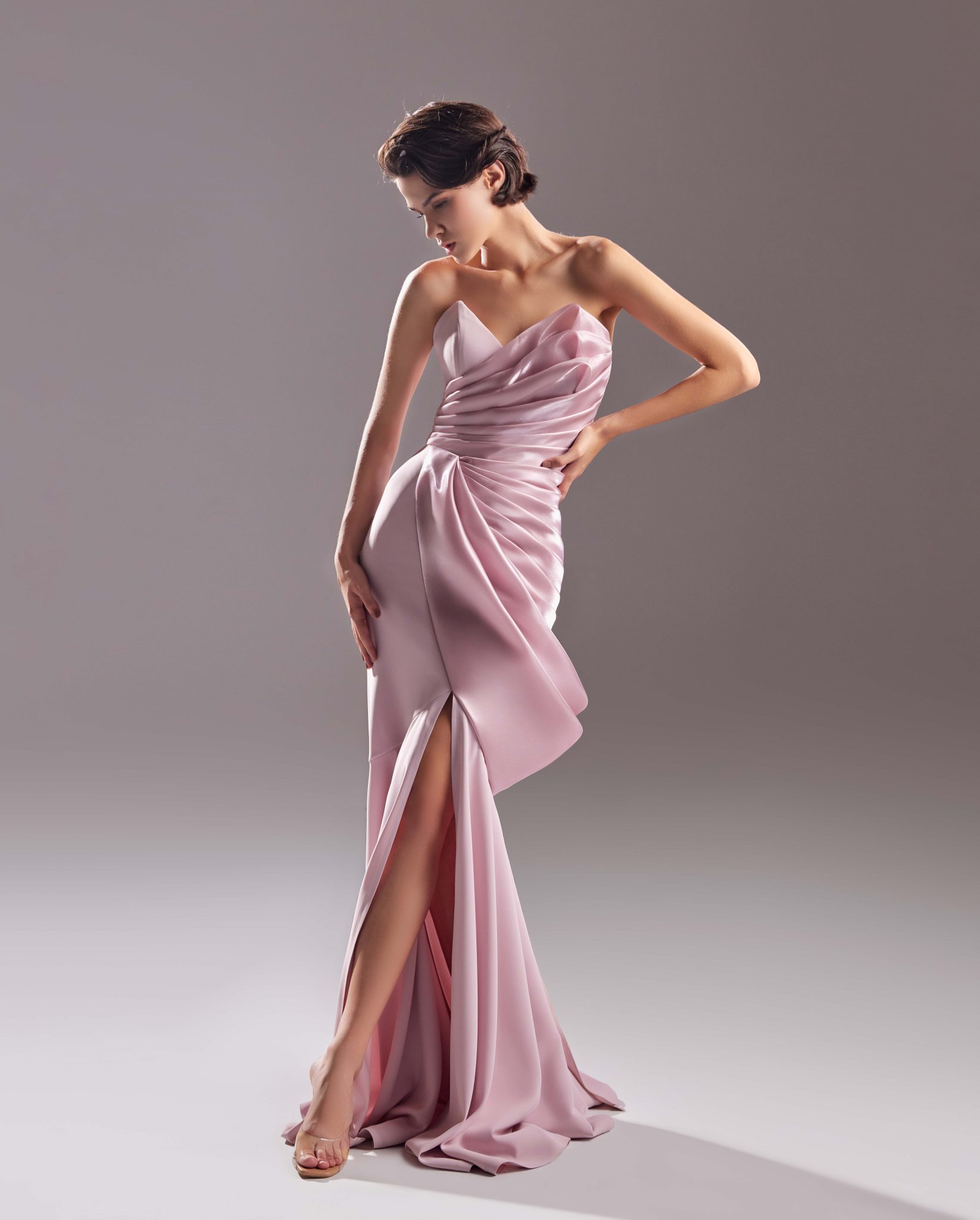 Two Toned Muted Pink Dress