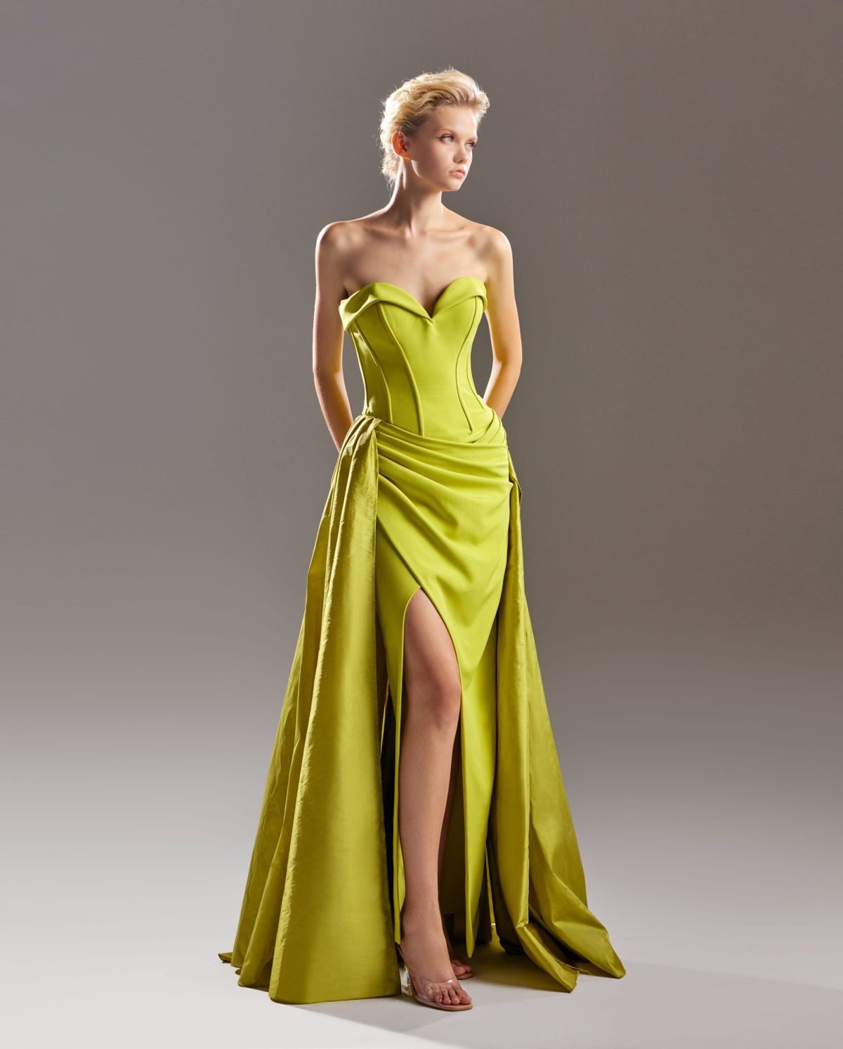 Exotic Lime Corset Dress