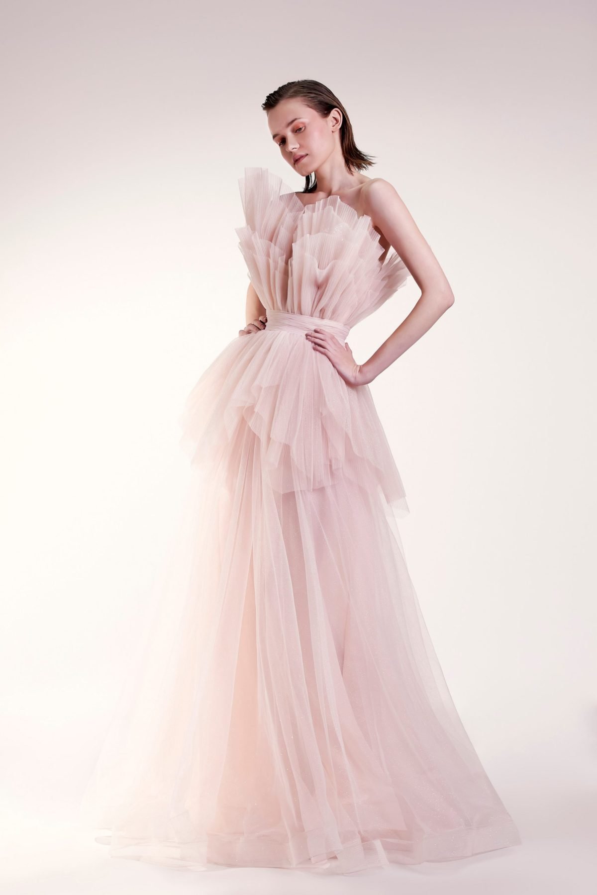 Intricate Shimmery Tulle Dress