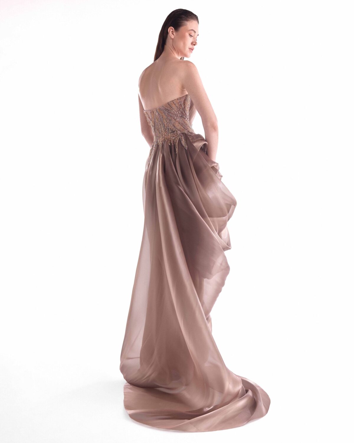 A Couture Dream Shaped in Liquid Organza and Light