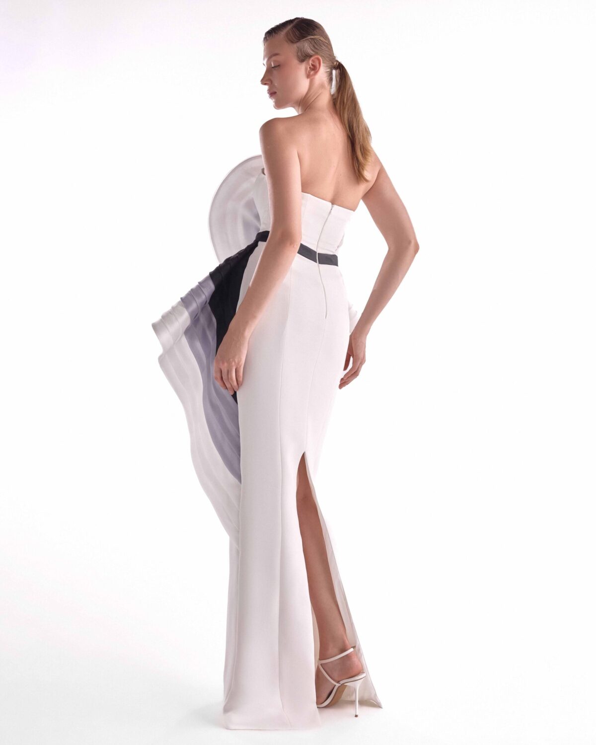 The Tides and Shades, Black and White Couture Gown