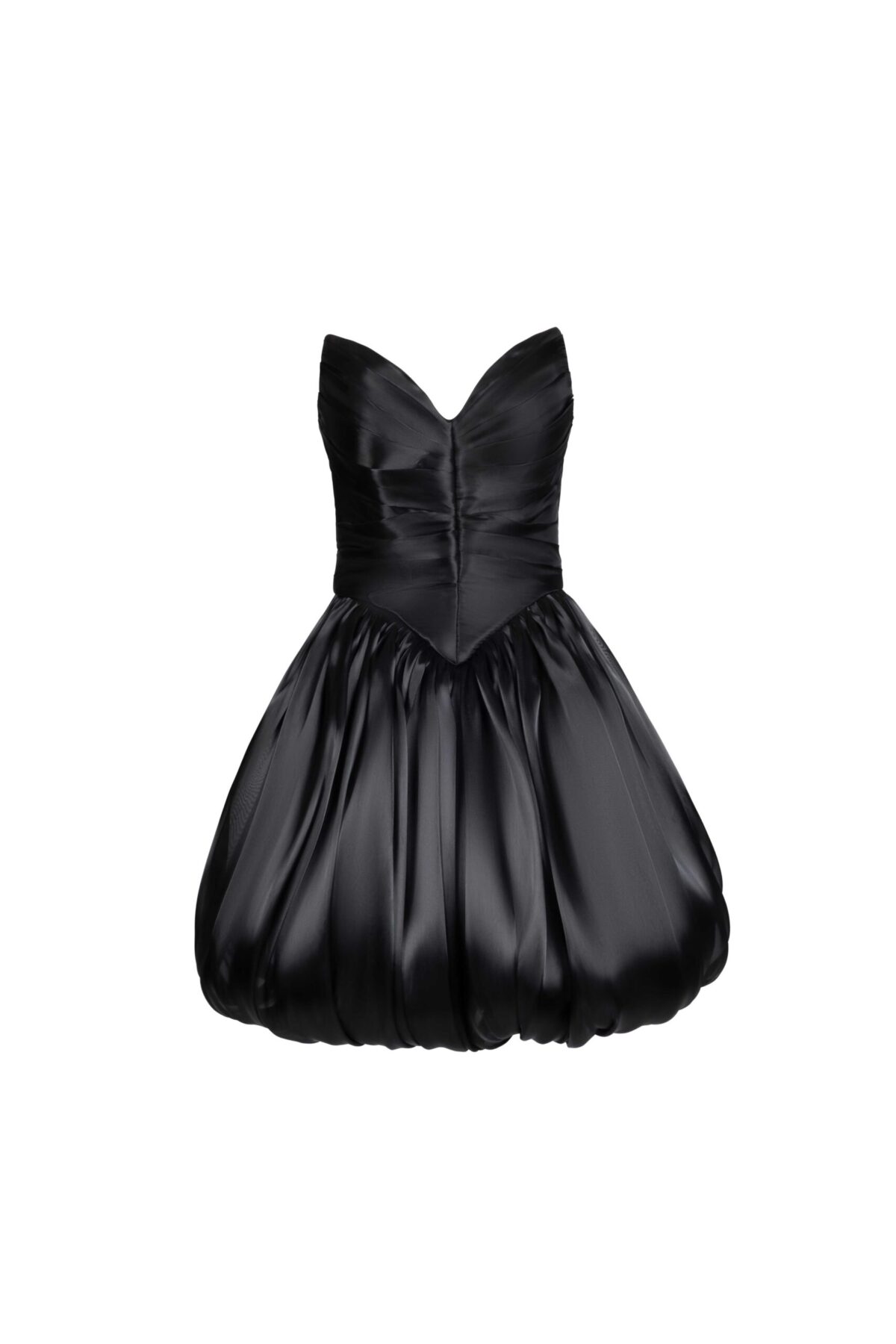 Dark Bloom Liquid Organza Dress