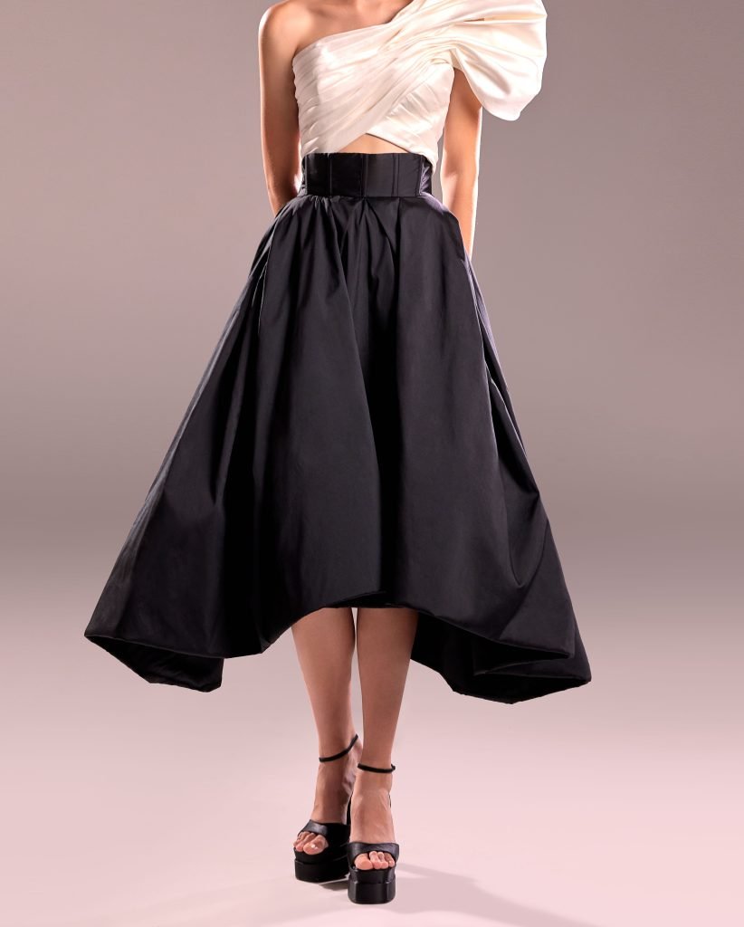 Taffeta Black Skirt 