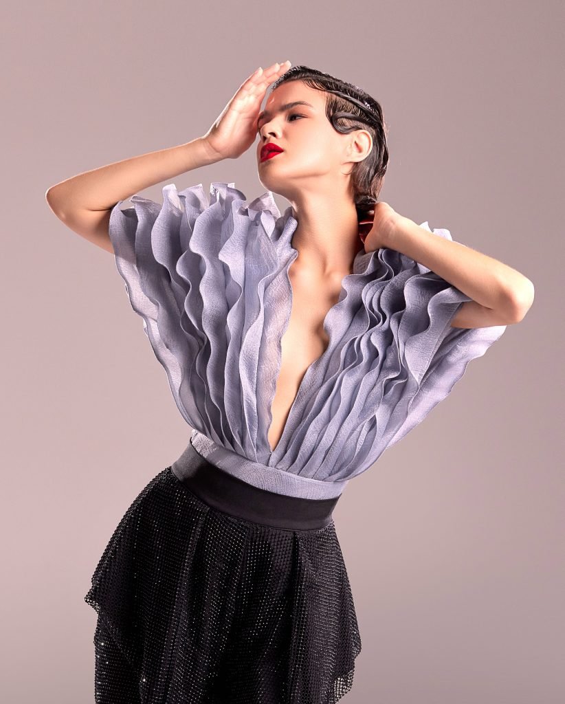 Silver Blue Bodice 