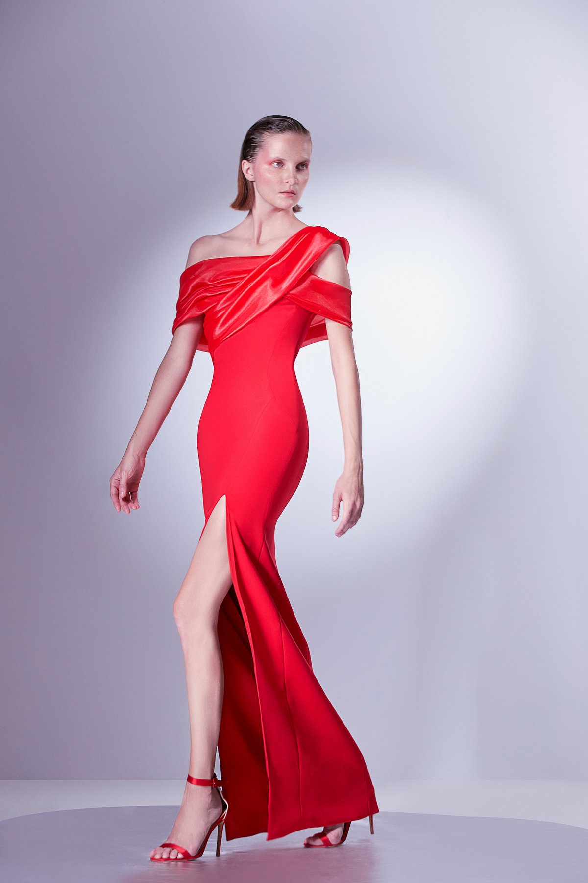 Organza Off Shoulder Dress