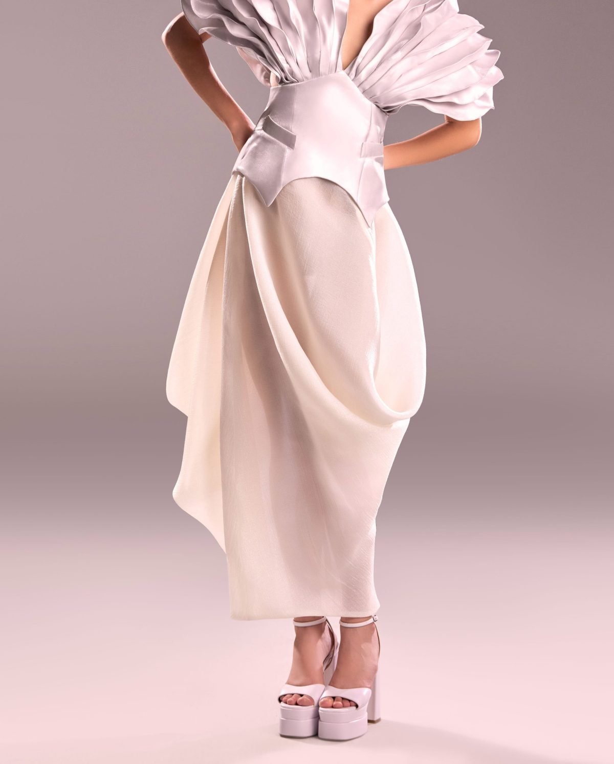 Organza Structured Skirt