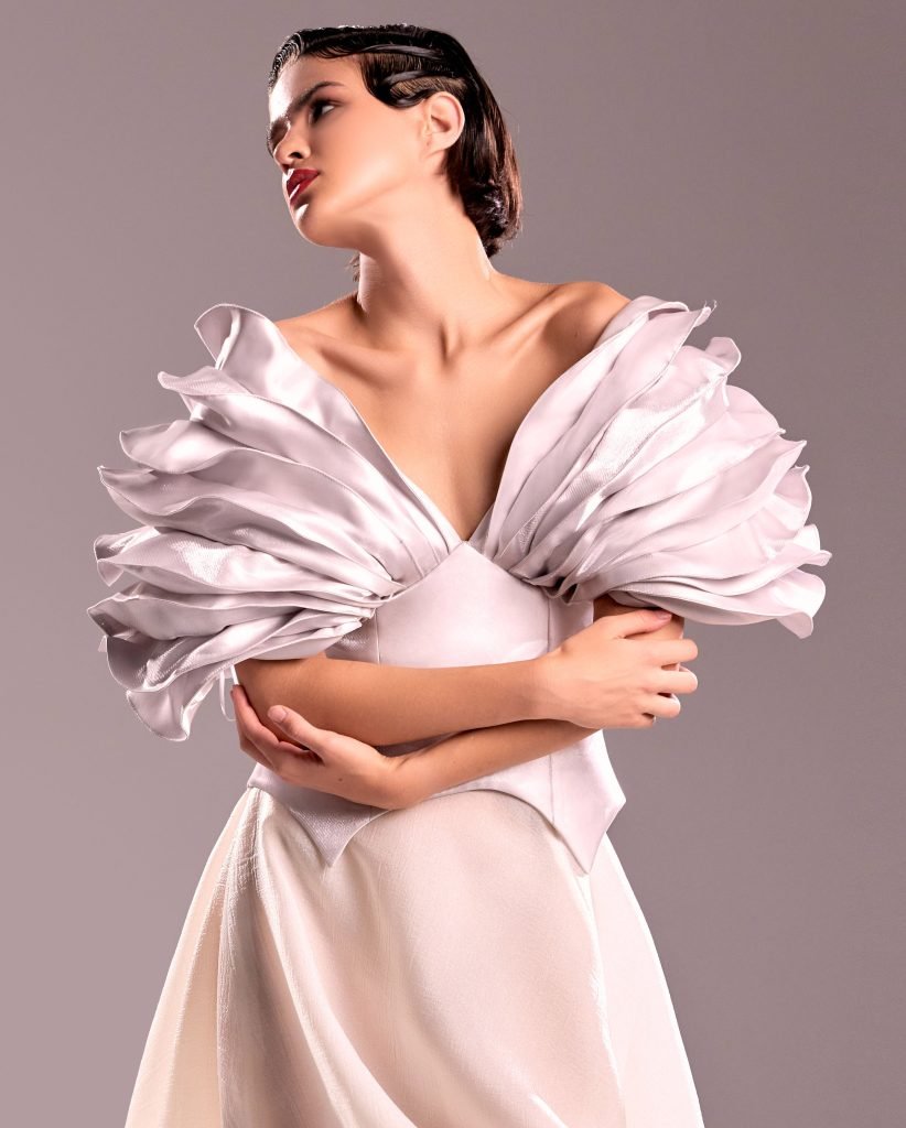 Silver Corset Top 