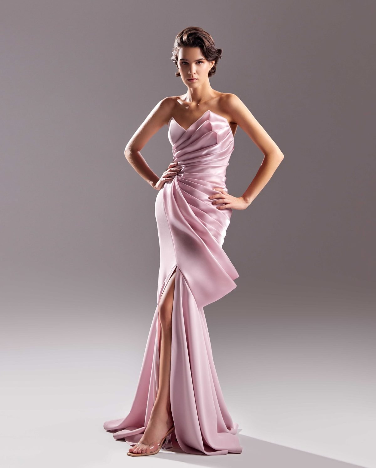 Two Toned Muted Pink Dress