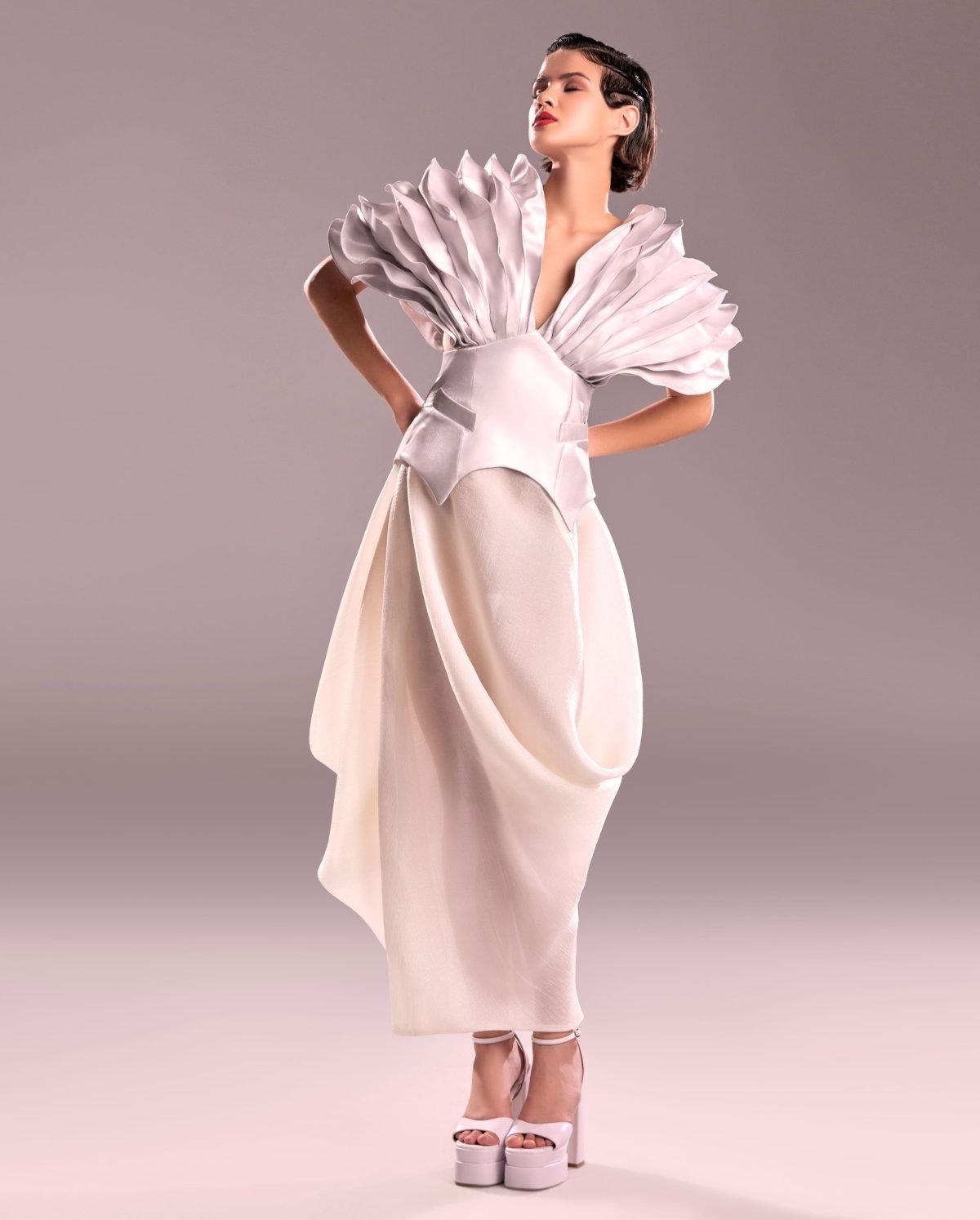 Organza Structured Skirt