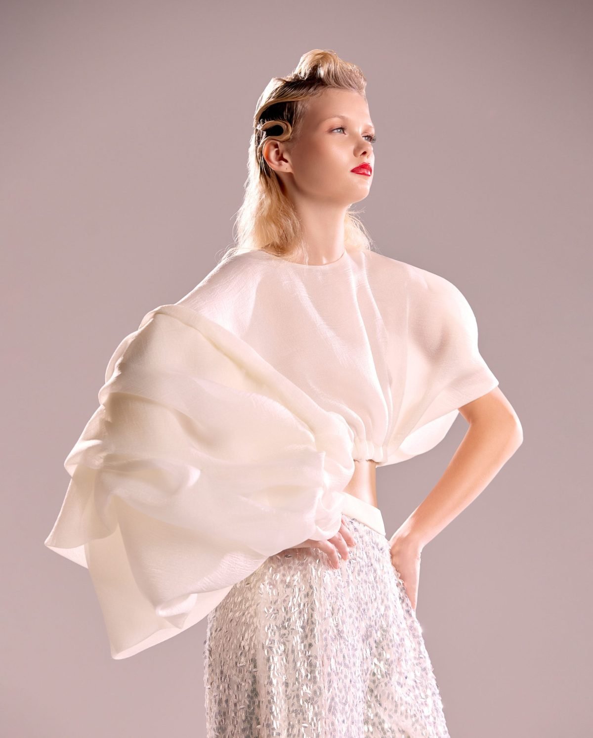 Organza Sheer Top