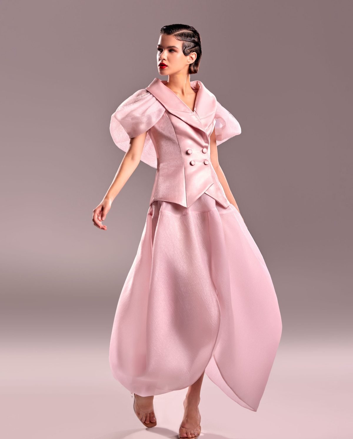 Pink Tulip Organza Skirt