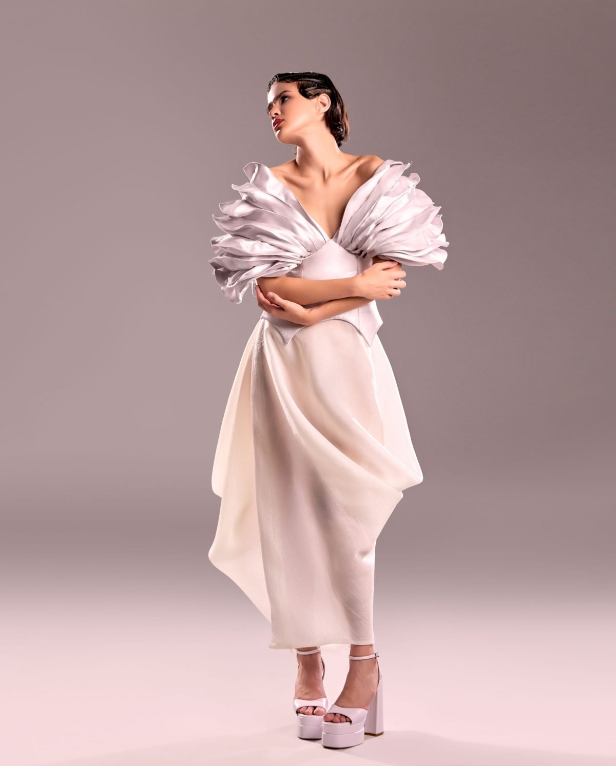 Organza Structured Skirt