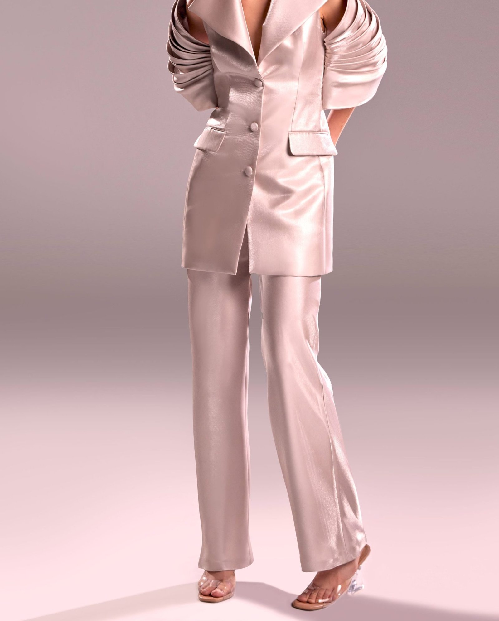 Straight Gold Pants