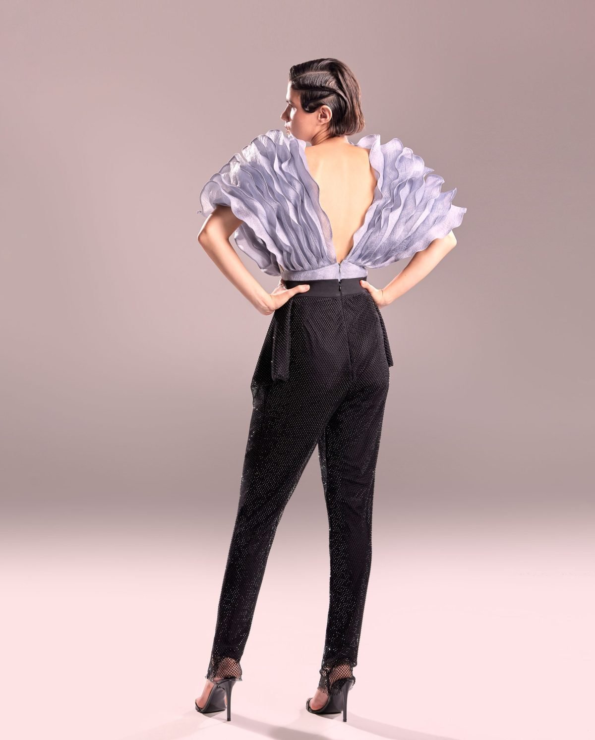Crystallized Black Pants