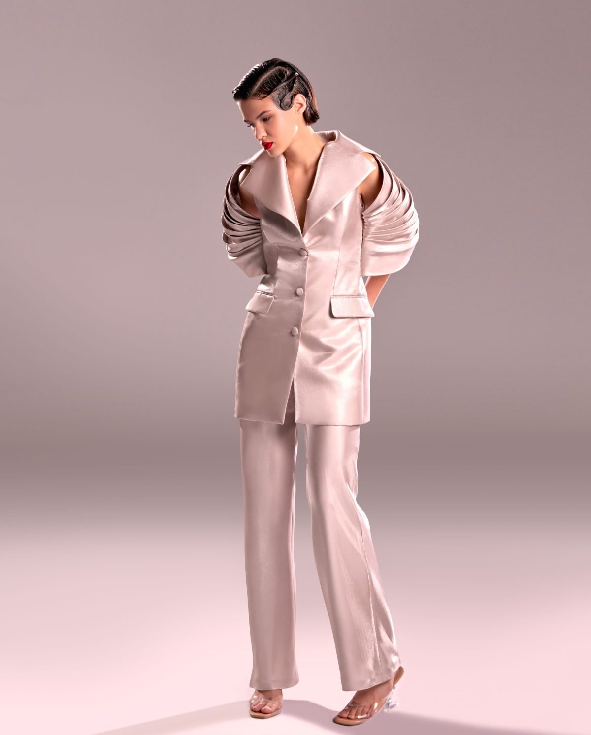 Straight Gold Pants