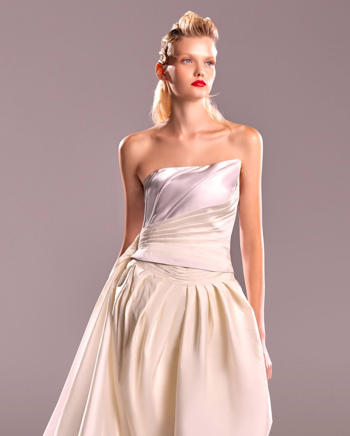Silver Mikado Corset