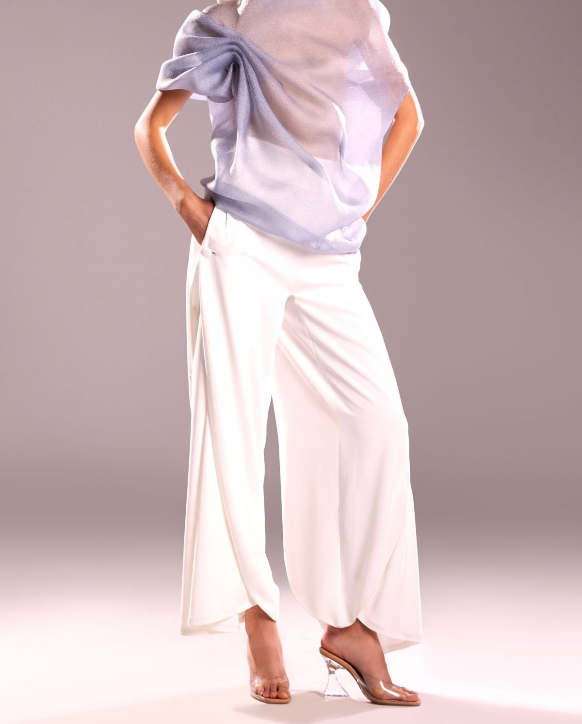 Crepe Two Layered Pants