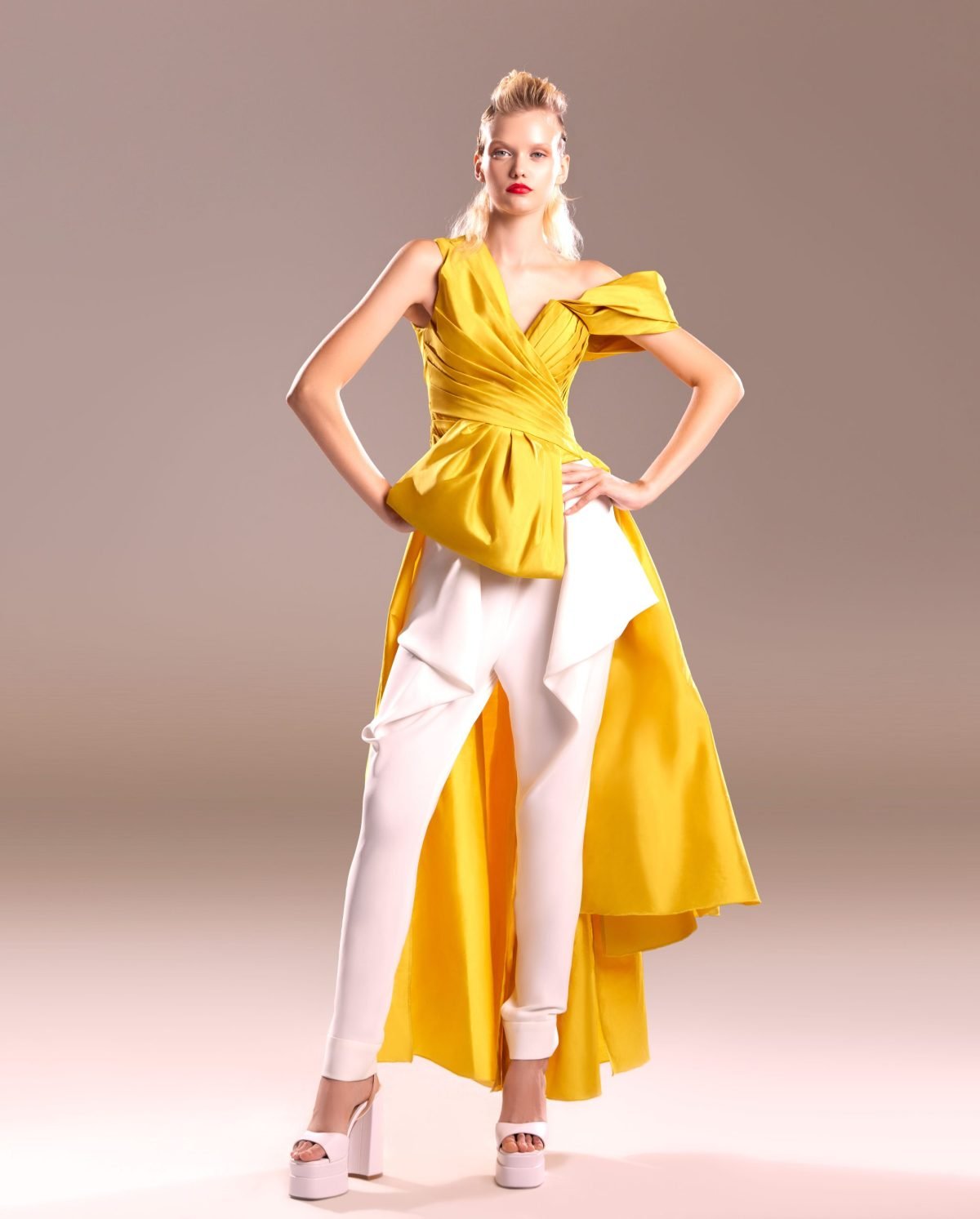 Asymmetric Off Shoulder Top