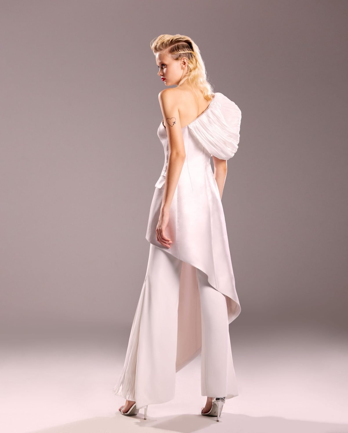 Asymmetrical Silver Jacket
