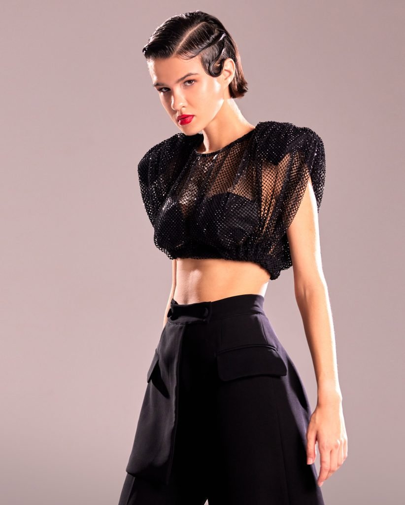 Crystallized Black Top 