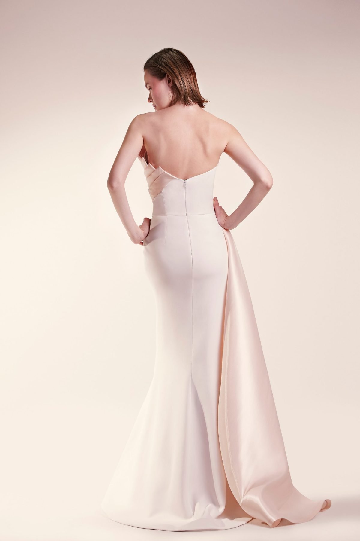 Sculptured Mermaid Asymmetrical Dress