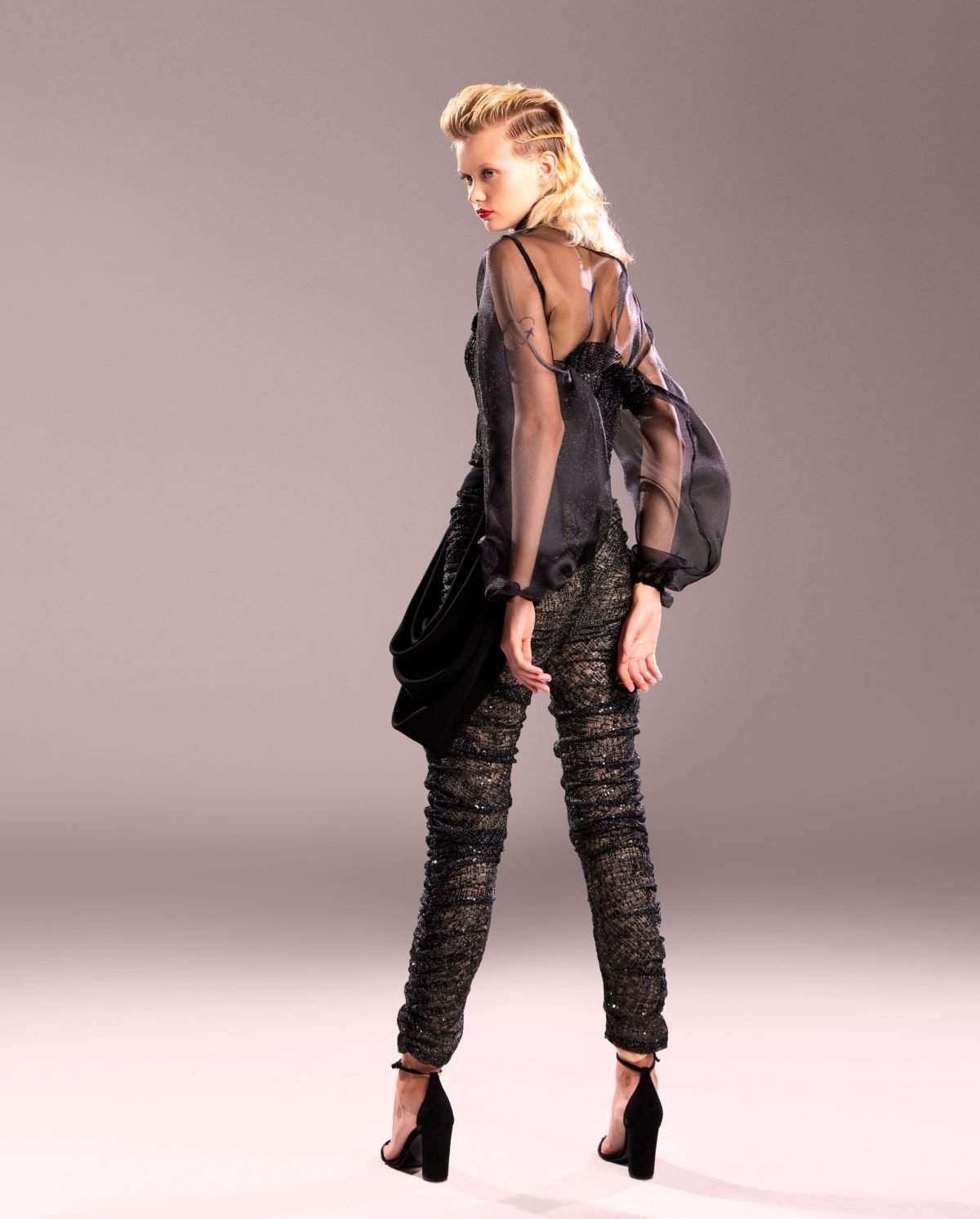 Sheer Black Shirt