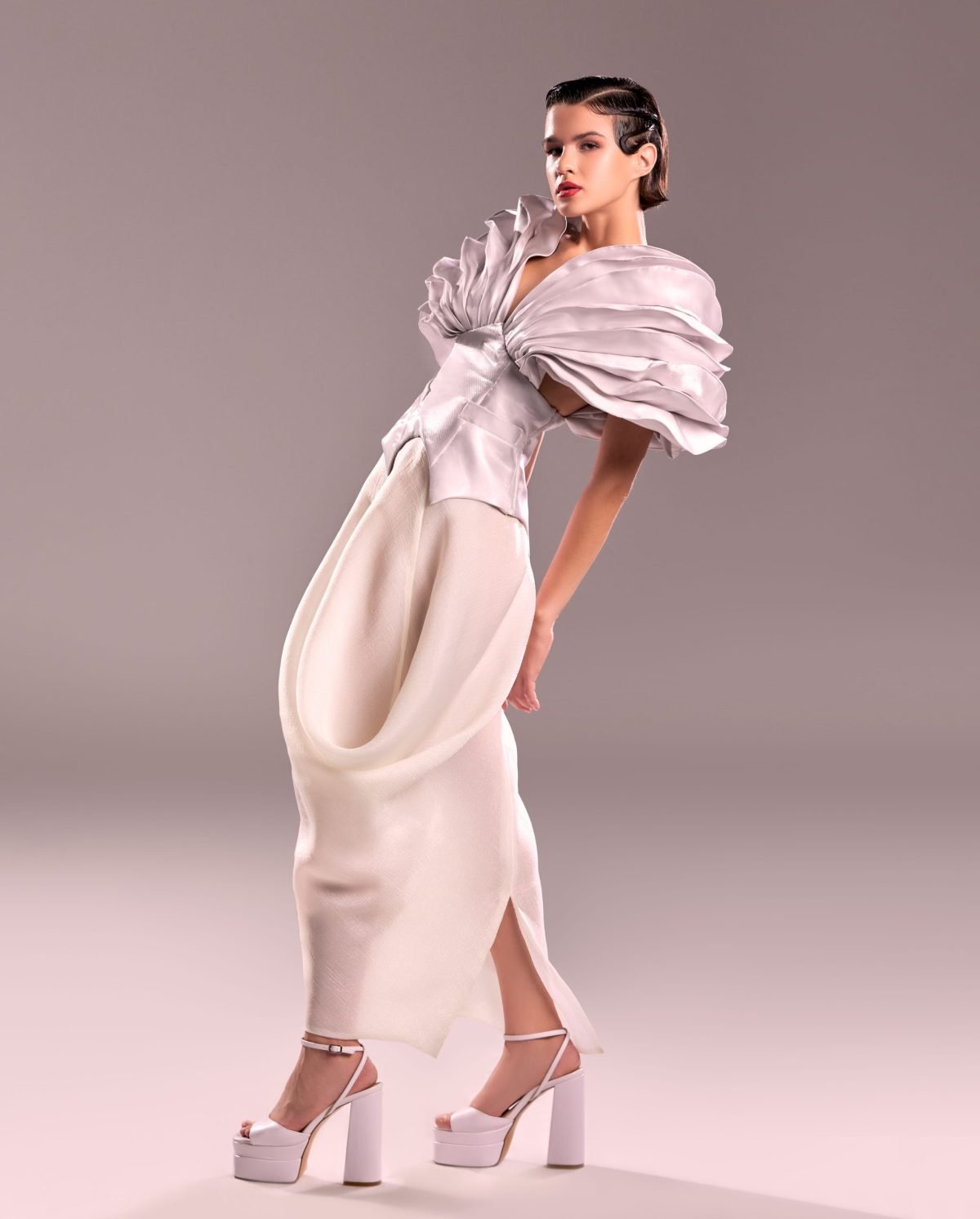 Organza Structured Skirt