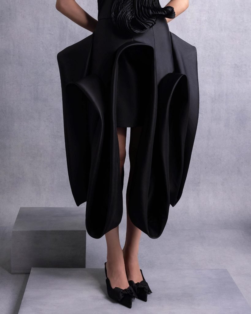 Structural High-Low Razmir Skirt 