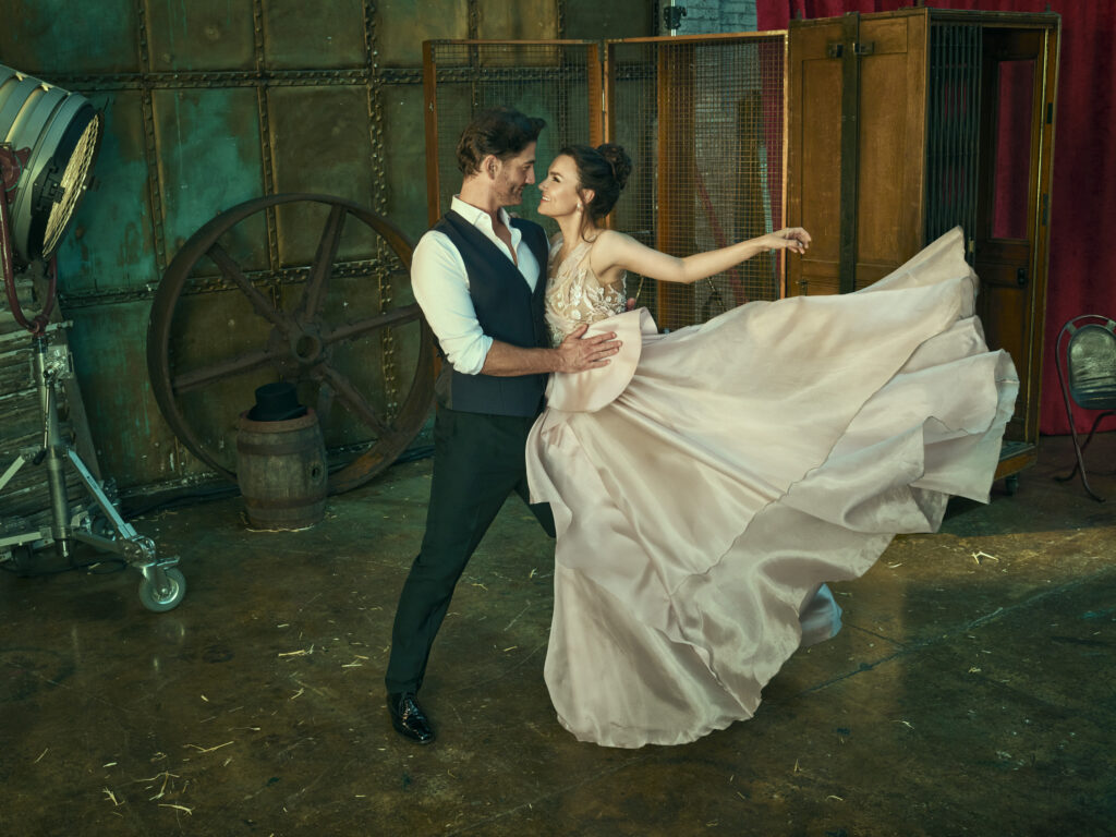 Samantha Barks from The Greatest Showman West End press shots on September 19, 2025 in London