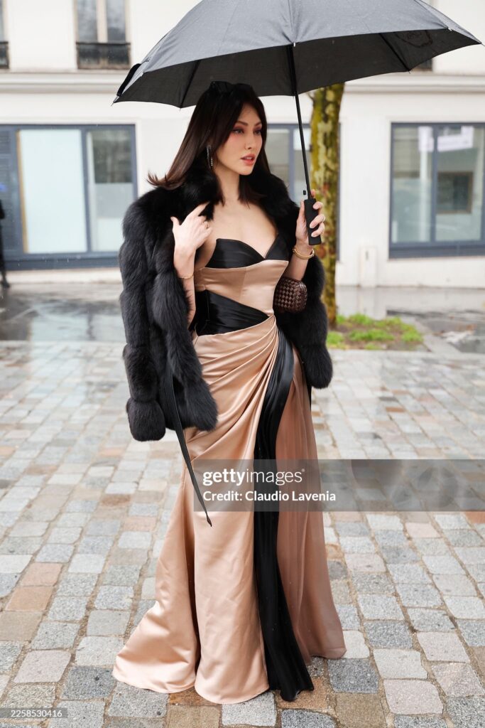 Nesrin Sanad attending the Stéphane Rolland show - Paris Fashion Week