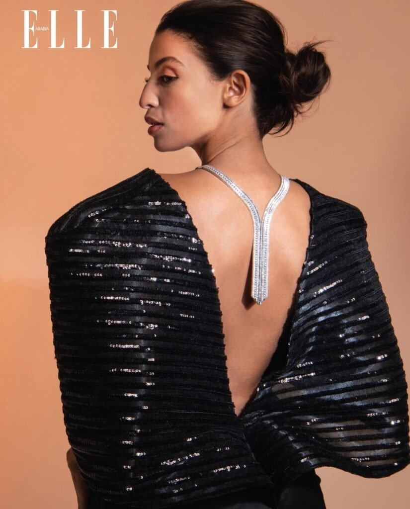 Salwa Rajaa in OFFSET for ELLE Arabia Salwa Rthe ELLE Arabia photoshoot published on December 2025.