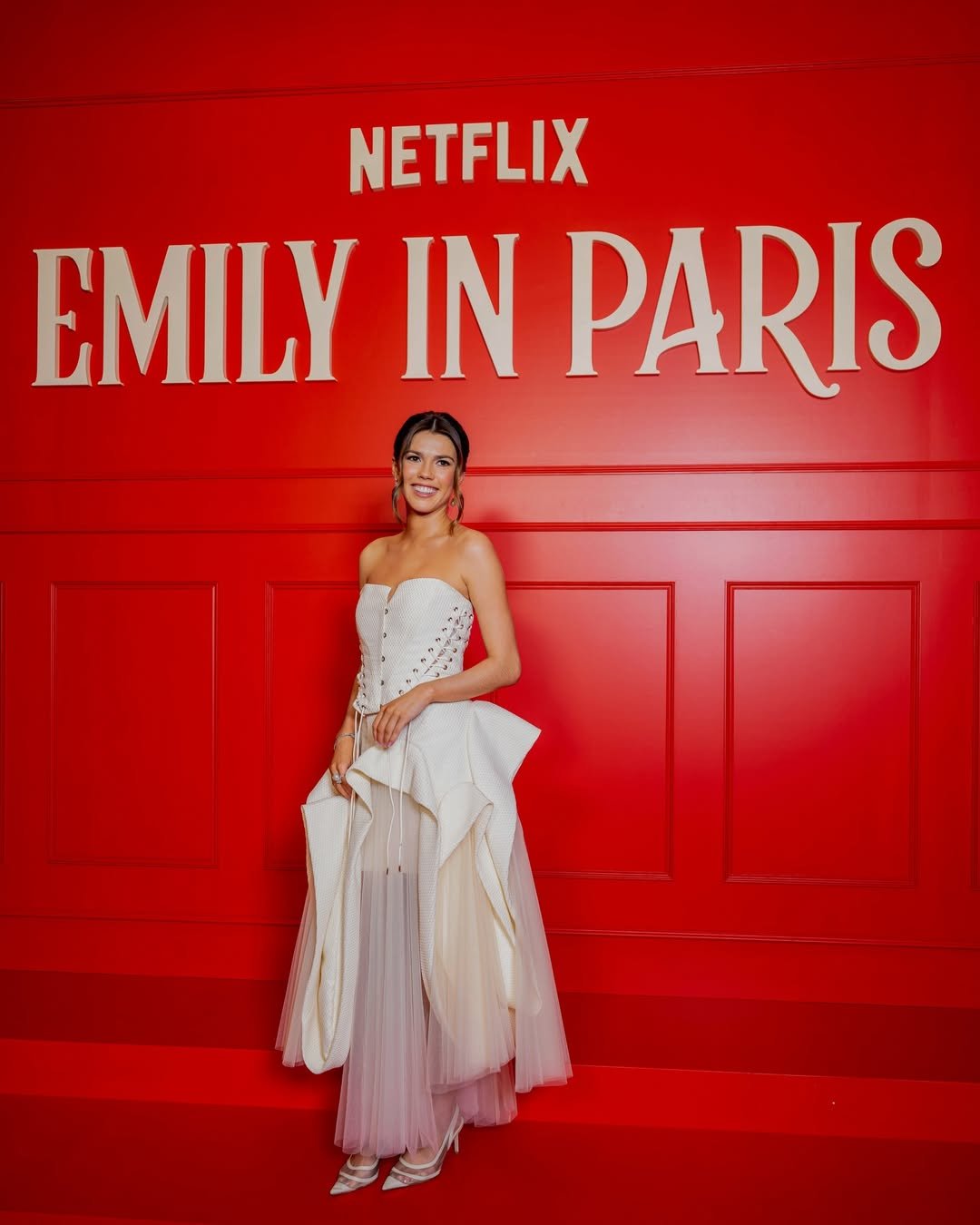 Sage VanAlstine attending the "Emily In Paris" - Season Five - Netflix Paris Premiere at Le Grand Rex