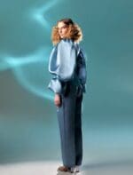 Blue Mikado Pants - Image 3