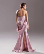 Two Toned Muted Pink Dress - Image 3