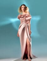Pink Organza Draped Top - Image 3