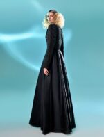 Shimmery Black Long Jacket - Image 3