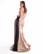 Opulent Razmir and Liquid Organza Draped Gown - Image 5