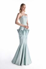 Eclat de Fleur, Mint Mermaid Gown - Image 3