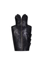 Noir Temptation Sequins Mini Dress - Image 3