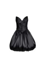Dark Bloom Liquid Organza Dress - Image 2